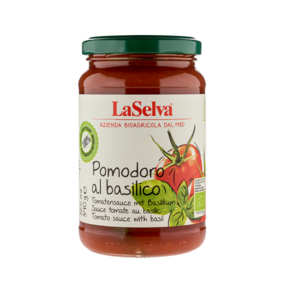 LaSelva_pomodoro-al-basilico_Paradižnikova omaka s svežo baziliko
