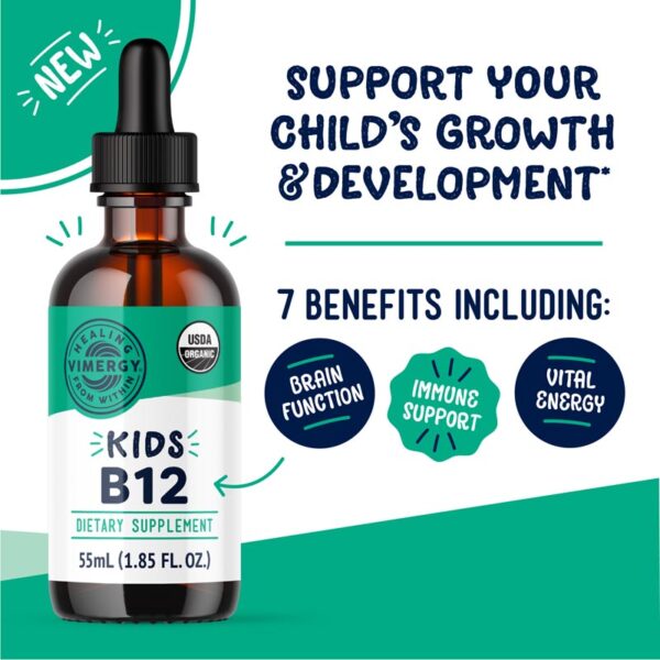 Vimergy® Kids Vitamin B12 tekočina